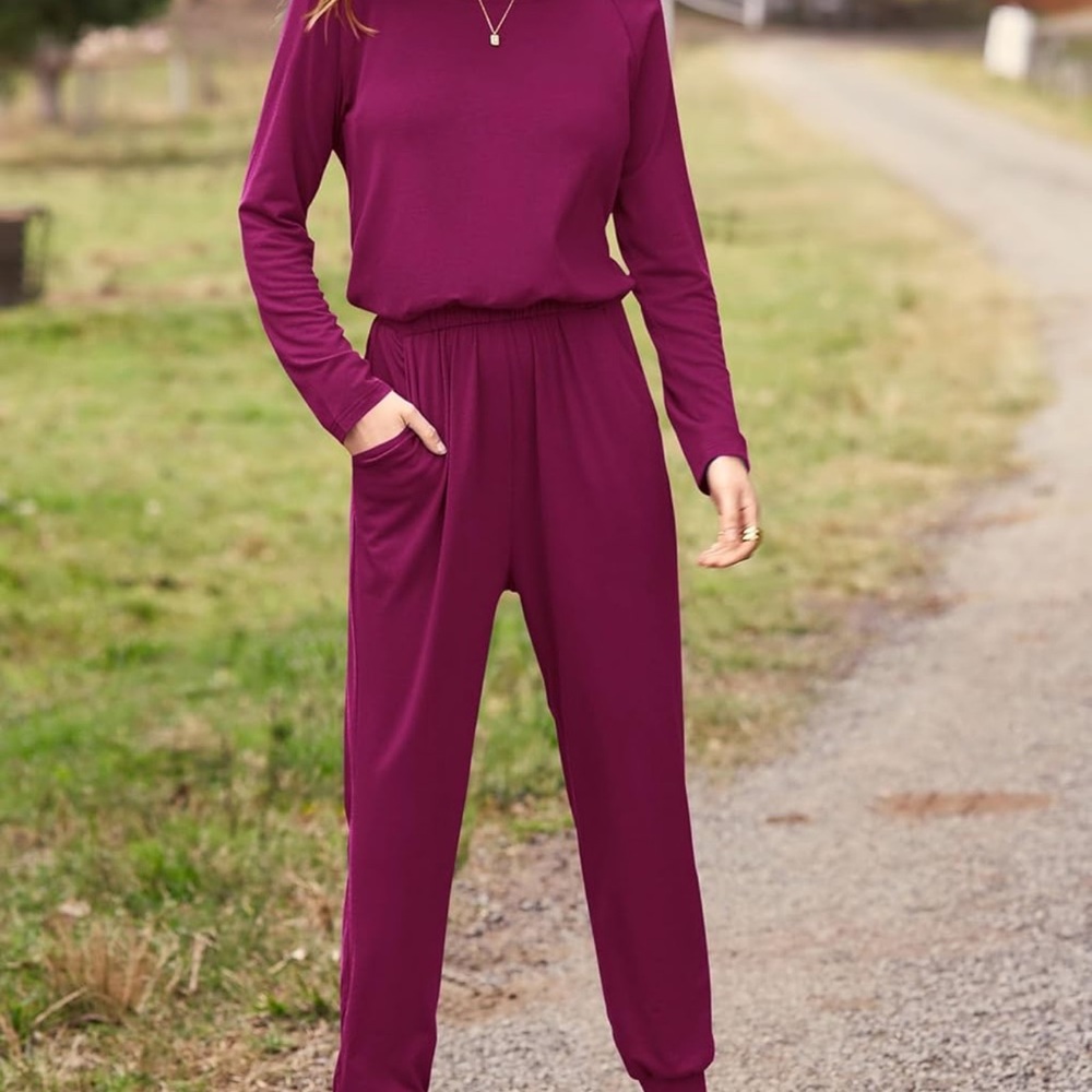Women's Purple Jumpsuit